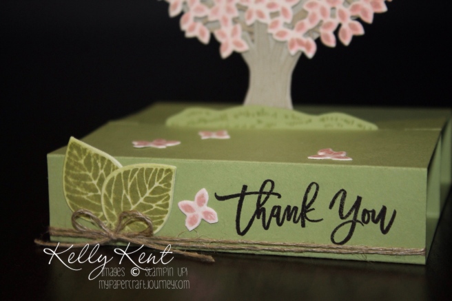 Stamp Review Crew - Thoughtful Branches stamp set. Free Standing Pop Up Card. Kelly Kent - mypapercraftjourney.com.