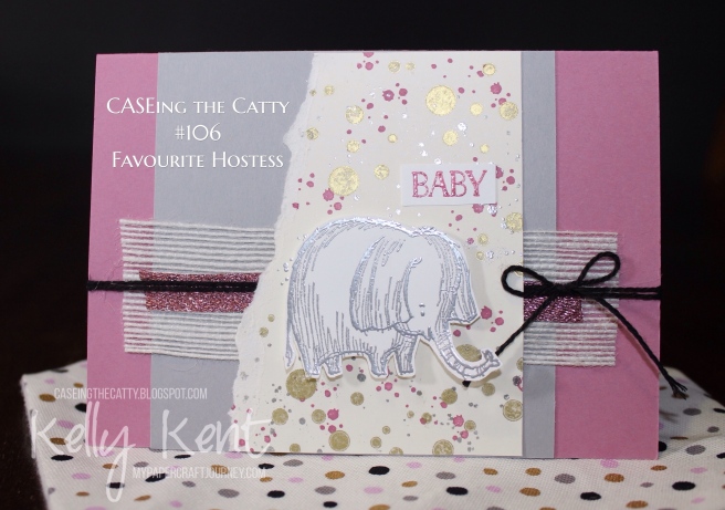 CASEing the Catty #106 - Favourite Hostess Set. Kelly Kent - mypapercraftjourney.com.