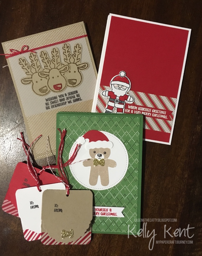 CASEing the Catty #107 - Favourite Holiday Punch Bundle. Kelly Kent - mypapercraftjourney.com.